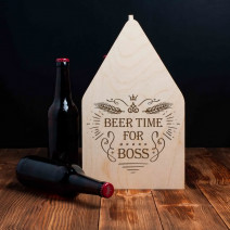 Ящик для пива "Beer time for boss"